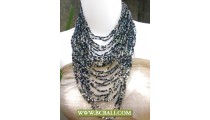 Multi Layer Necklace Squins